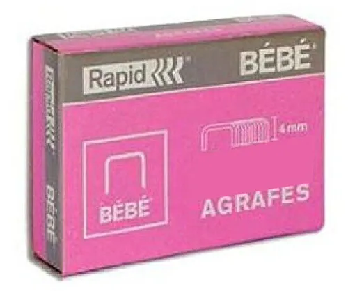 Rapid Heftklammern Bebe verkupfert 5.000 Stück