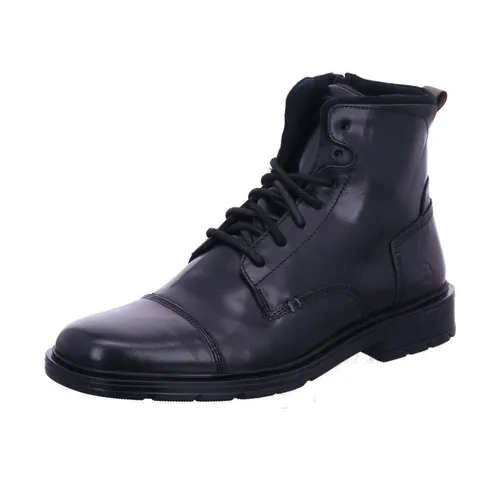 Bullboxer Winterboots Schwarz 42 EU - Stilvolle und Bequeme Stiefel - Schwarze Winterboots von Bullboxer mit schnürbarem Design, ideal für kalte Tage. Aus robustem Leder und Synthetik gefertigt, bieten sie optimalen Komfort und Schutz.