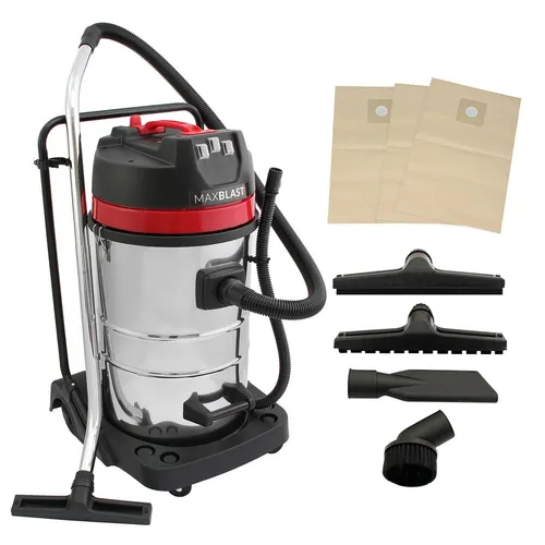 Industriestaubsauger 80L 3000W mit 4 Aufsätzen - Robuster Staubsauger mit 80L Kapazität und 3000W Leistung, ideal für große Flächen und anspruchsvolle Reinigungsaufgaben. Inklusive 4 Aufsätzen für vielseitige Anwendungen.