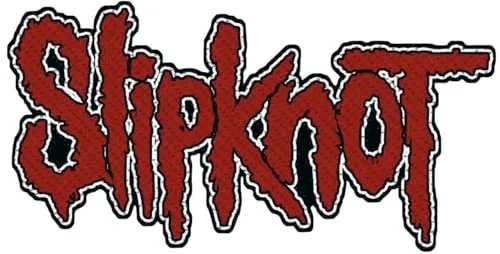 Produktbild Slipknot Logo Unisex Patch rot/schwarz 100% Polyester Undefiniert Band-Merch, Bands