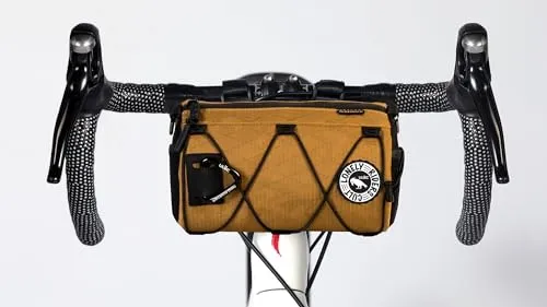 ULAC Große Lenkertasche Fahrrad mit Schultergurt wasserdichte Fahrradtasche Nylon 3,8L 24x14x14 cm MTB E-Bike Zubehör Gepäckträger Werkzeugtasche Handyhalter