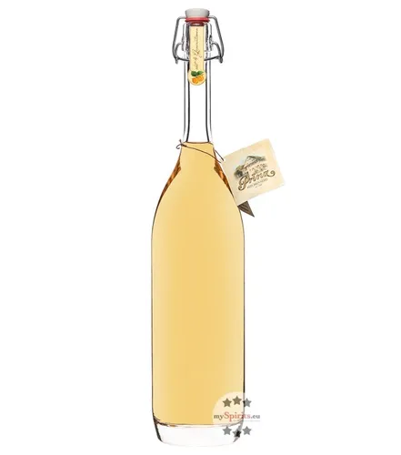Prinz Alte Marille 0,7l - Obstbrand aus zweifach gebrannten Marillen, 36 Monate im Holzfass gereift, mit aromatischem Duft nach vollreifen Marillen. Perfekt für Genießer!