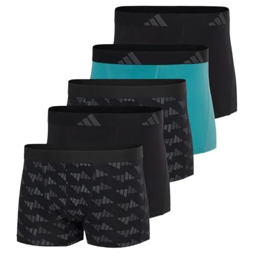 adidas Herren Trunk (5PK) - Active Flex Cotton Unterwäsche - Kleidung, bequeme Active Flex Cotton Shorts für optimalen Tragekomfort im Alltag.