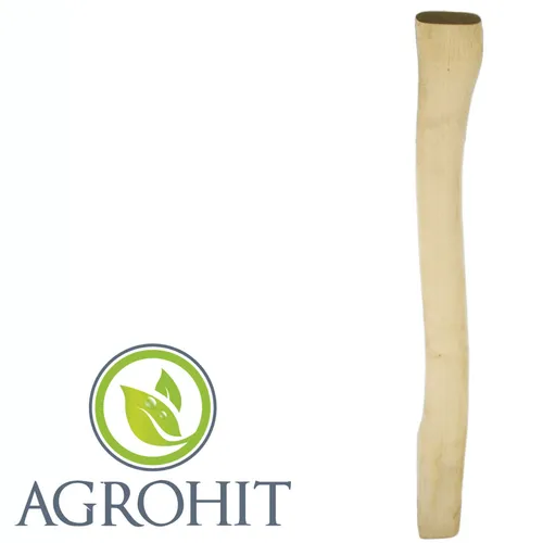 Axtstiel 50cm Ersatzstiel Buche Flach profiliert 50mm mit Kuhfuß Kuhfußform