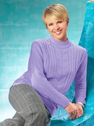 Witt Strickpullover Pullover Langarm Zopfmuster von Witt