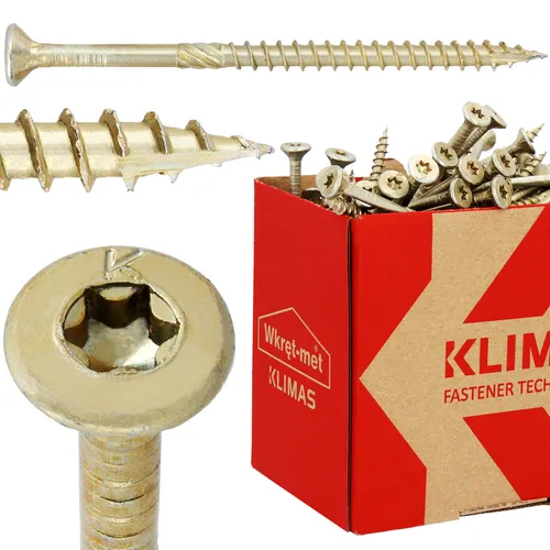 Zimmermannsschrauben für Holz TX30 6,0x100 100 Stk