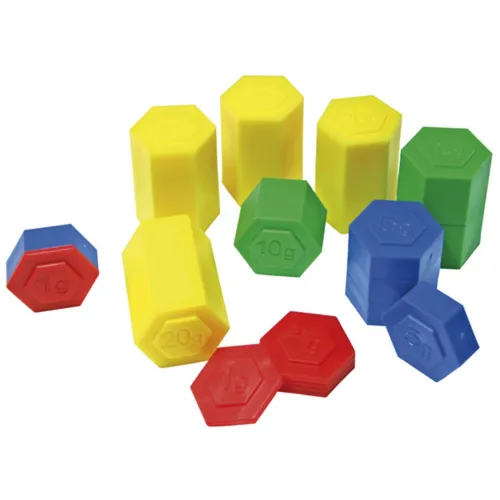 EDUPLAY 120-044 Gewichte, bunt (1 Set)