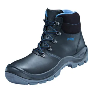Atlas XP 505 S3 Sicherheitsschuh, knöchelhoch Größe 47 - S3-Sicherheitsschuhe mit wasserdichtem, atmungsaktivem Rindleder und rutschfester Outdoor-Laufsohle für maximale Sicherheit und Komfort bei jedem Wetter.