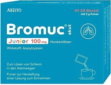 BROMUC akut Junior 100 mg Hustenlöser für Kinder