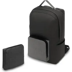 Bestlivings Rucksack faltbar in Anthrazit, Daypack mit Oxford-Gewebe, leichter Wanderrucksack für Camping oder Reisen, platzsparender Faltrucksack - Grau