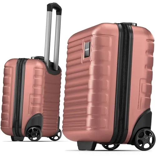 Travely Handgepäck-Trolley Roségold in pink von Travely