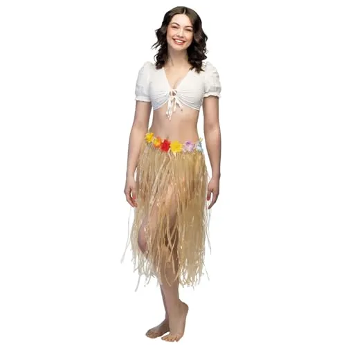 Boland - Hawaii-Rock, circa 80 cm, Bast-Rock, Beach-Party, Sommer, Kostüm, Karneval, Mottoparty