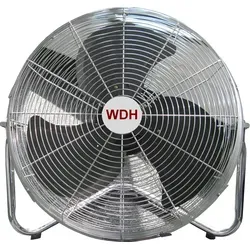 Bodenventilator WDH-FE50X - Robuster Metall-Bodenventilator mit schwenkbarem Kopf und 3 Geschwindigkeitsstufen, ideal für effektive Luftzirkulation in jedem Raum.