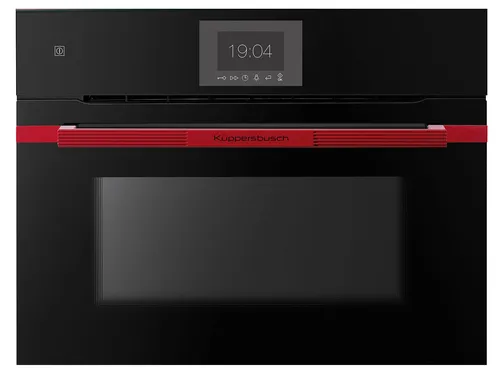 Küppersbusch CBM 6550.0 SE8 K-Series. 5 Compact Backofen mit Mikrowelle Schwarz/Hot Chili