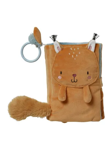 vertbaudet Schmusetuch Baby Activity-Buch WALDFREUNDE