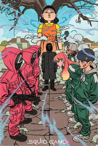 Poster Squid Game 3 - Bazbon - Poster 61x91,5 cm