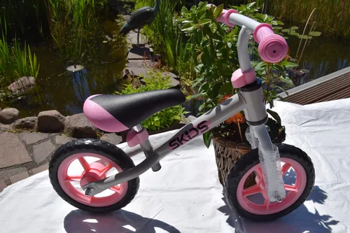 Laufrad STAMP C677009 Running Bike SKIDS Control grau/pink Rad Retourenware