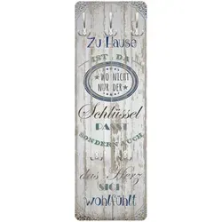 Bilderwelten Garderobe - Zu Hause ist da, Größe HxB:105cm x 34cm