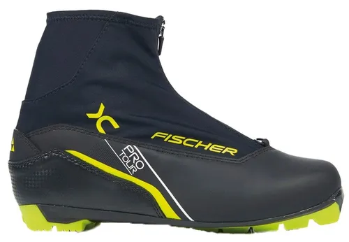 FISCHER Herren Langlaufschuhe PRO TOUR - Skischuhe mit Easy Entry Loops für einfachen Einstieg, wasserabweisender Comfort Guard-Isolation für trockene und warme Füße beim Langlauf.