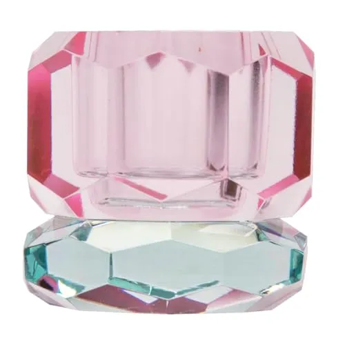 Kristallhalter - Niedrige Formen (Hellrot, Hellminze)