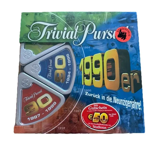 Trivial Pursuit 1990er Zurück In die 90er Jahre Retro Brettspiel 2005 Nostalgie