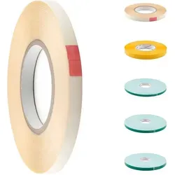 50m Klebeband Doppelseitig Transparent & Weiß Schaumklebeband Extra Stark Klebebänder Montageband: Filmklebeband, 12 Mm Breite - Hexim