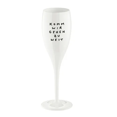Koziol Sektglas Cheers No.1 komm wir gehen zu weit 100 ml 6290525