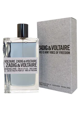 Zadig & Voltaire This is Him! Vibes of Freedom Eau de Toilette 100 ml - Herrendüfte mit einem eleganten und klassischen Duft, ideal für stilbewusste Männer. Erleben Sie Freiheit und Klasse in einem Flakon!