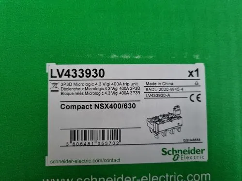Produktbild SCHNEIDER ELECTRIC Micrologic 4.3 160-400A Auslöser LV433930