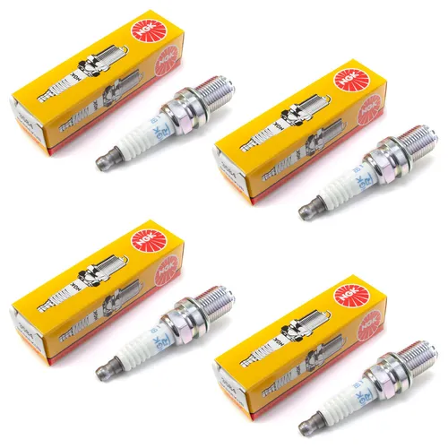 Zündkerze 4X NGK BKR6EKUB für Audi A4 A6 Renault 19 Clio Espace Megane VW Passat