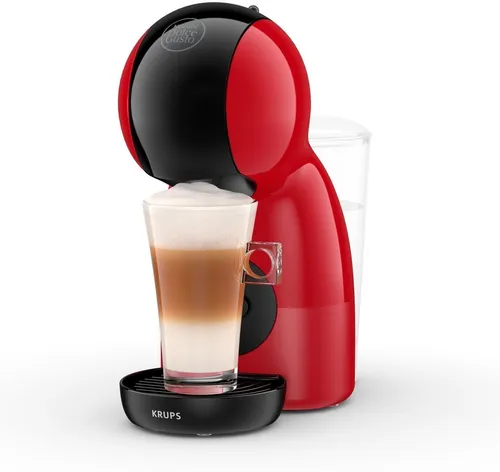 Krups Nescafé Dolce Gusto Piccolo XS rot - Kaffeekapselmaschine in modernem Design, mit 15 bar Druck für perfekten Kaffee und Energiesparmodus mit automatischer Abschaltung.