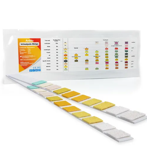 Anbio 10*Urinanalyse Teststreifen 10 Parameter Urinteststreifen