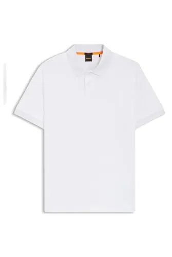 BOSS Herren Passenger Poloshirt, White100, S EU von BOSS