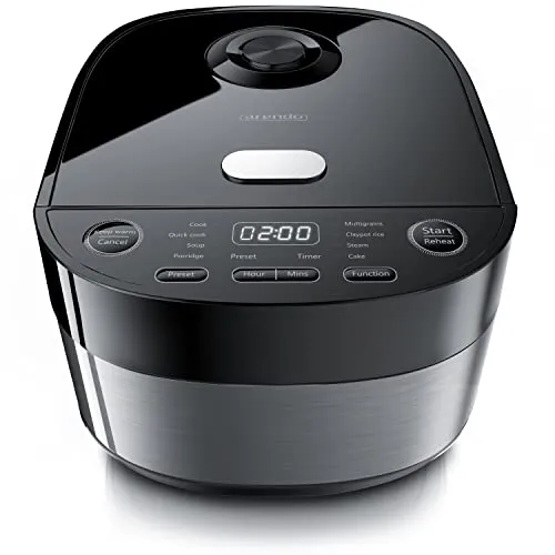 Arendo Reiskocher Multikocher 4L – Digitaler Küchenhelfer mit 8 Programmen