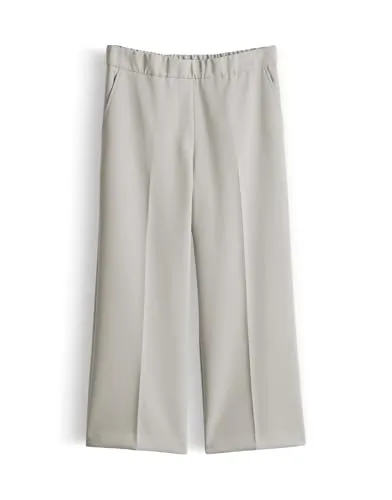 someday Damen Culotte | Charlie Cropped Ease Culotte mit Komfortbund warm Clay, Größe 42 - Die someday Culotte bietet einen modernen Look mit hochwertiger Webware. Der bequeme Komfortbund und der gerade Beinverlauf sorgen für ein angenehmes Tragegefühl und vielseitige Kombinationsmöglichkeiten. Ideal für jeden Tag!