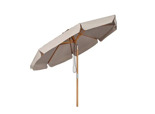 Holz-Sonnenschirm Florida Ø 3m mit UV-Schutz 50+