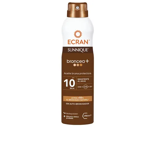 ECRAN SUNNIQUE BRONCEA+ Mist Oil SPF10 250ML