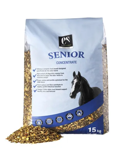 Equsana Senior Vollwertfutter Müsli für Pferde, 15 kg (1,67 EUR/kg)