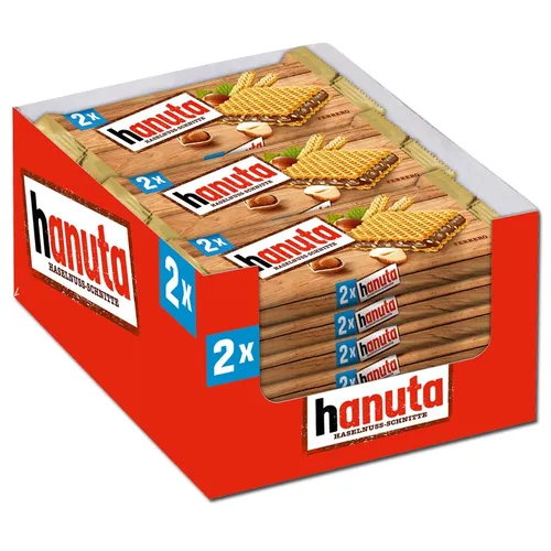 Hanuta Waffeln Haselnuss-Schnitte, 18 x 2 Stück