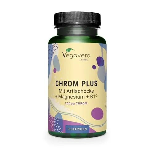 Hochdosierte Chrom Kapseln mit Magnesium & B12