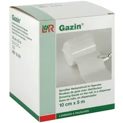 Gazin Verbandmull 10cmx5m 8fach - Kompressen & Verbände – Hochwertiger, 8-lagiger Verbandmull für optimale Wundversorgung und hohe Saugfähigkeit, ideal für medizinische Anwendungen.