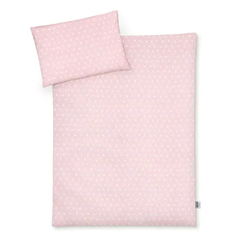 Julius Zöllner Jersey Kinderbettwäsche Set 100x135 cm - Bettwäsche-Set aus 100% Jersey-Baumwolle, hautfreundlich und atmungsaktiv. Mit praktischem Reißverschluss für einfaches Beziehen, ideal für ein gesundes Schlafklima.