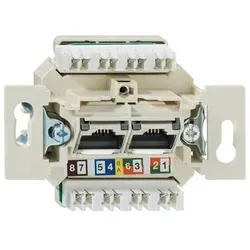 Produktbild Rutenbeck Cat.6A iso U-Anschlussdose 2-fach