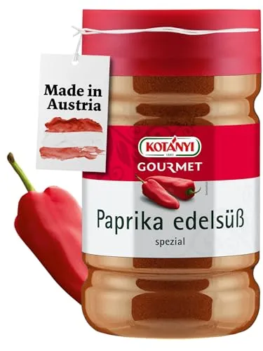 Kotanyi Paprika Edelsüß ungarische Spezilität Gewürze für Großverbraucher und Gastronomie, 1200 ml, ca. 640 g