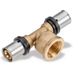 Pipetec Press-T-Stück mit Innengewinde 16x2 - 1/2