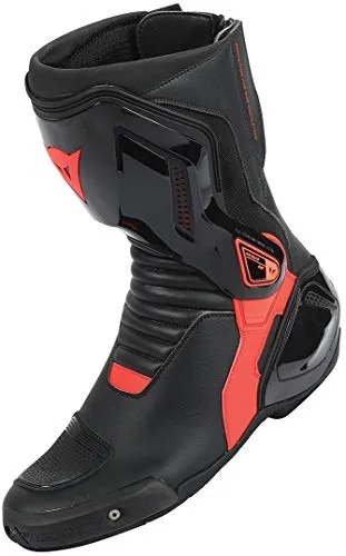 Dainese-NEXUS Stiefel, Schwarz/Fluo-Rot, Größe 42