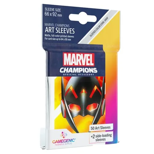 Gamegenic, Marvel Champions Sleeves - Wasp, Sleeve Color Code: Gray