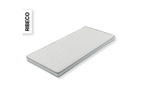 RIBECO, Topper Aaron, Topper 90x200 cm,180x200 cm, 8 cm hoch, Gelschaum, Matratze, Boxspringbett geeignet, ergonomisch, Made in EU