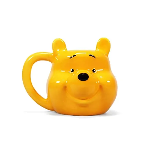Half Moon Bay 3D The Pooh Winnie Becher, Gelb, 500 ml – 15 W x 12 H x 13 cm (D)