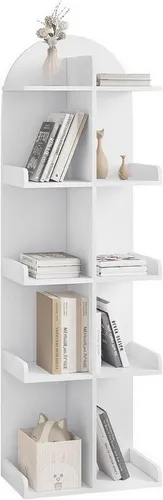 Woltu Bücherregal, 1-tlg., Standregal mit 10 Ablagen auf 5 Ebenen